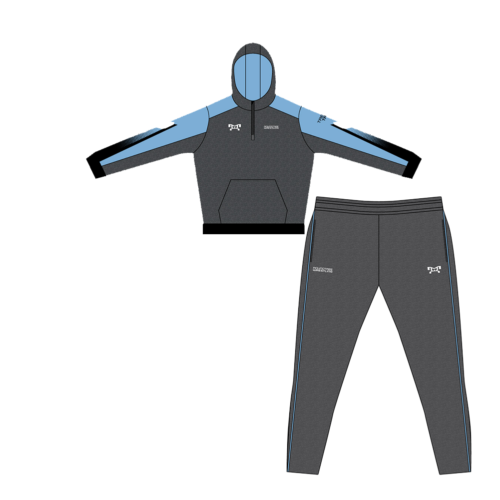 Roundtree Wrestling Academy Dark Steel Grey Custom Warm-Up Combo Deal