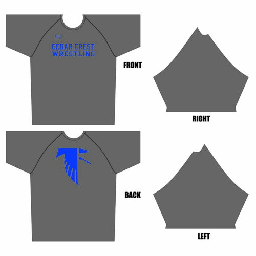 Cedar Crest Grey Dri-Fit T-Shirt