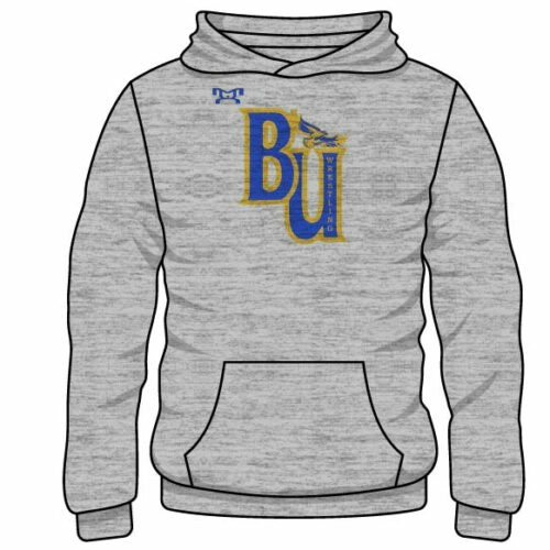 Buckeye Wrestling Custom Sublimated Decal Grey Hoodie