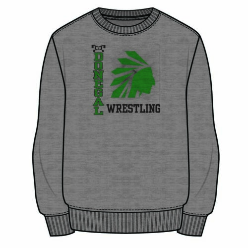 Donegal Sublimated Decal Grey Crewneck