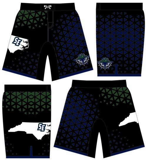 Southeast Raleigh Wrestling Custom Fight Shorts