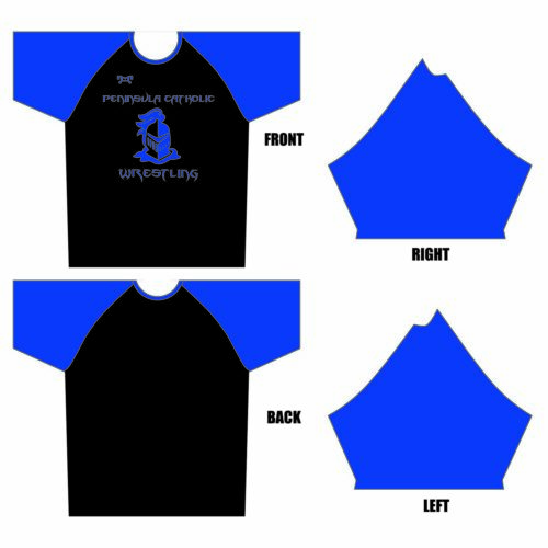 Peninsula Catholic  FOR WRESTLERS ONLY Dri-Fit T-Shirt
