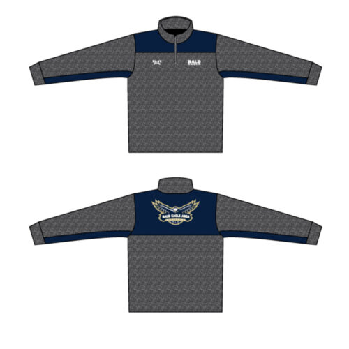 Bald Eagle Area Custom Heathered Quarter Zip   (Heather fabric may vary in color & texture)
