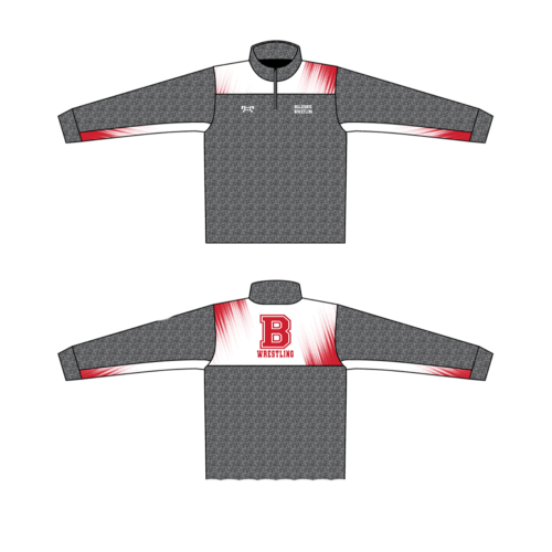 Bellefonte Wrestling Custom Heathered Quarter Zip