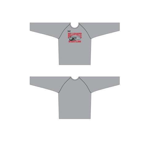 Bellefonte Wrestling Wrestling Grey Long Sleeve Dri Fit