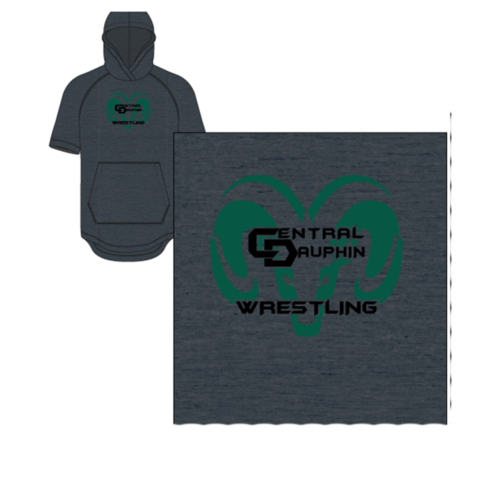 Central Dauphin Short Sleeve Hoodie