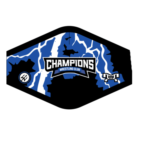Champions Wrestling Club Custom Face Mask