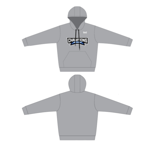 Champions Wrestling Club Grey Sublimated Hoodie