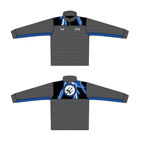 Champions Wrestling Club Custom Heathered Quarter Zip   (Heather fabric may vary in color & texture)