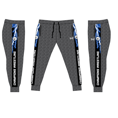 Champions Wrestling Club Custom Joggers  (Heather fabric may vary in color & texture)