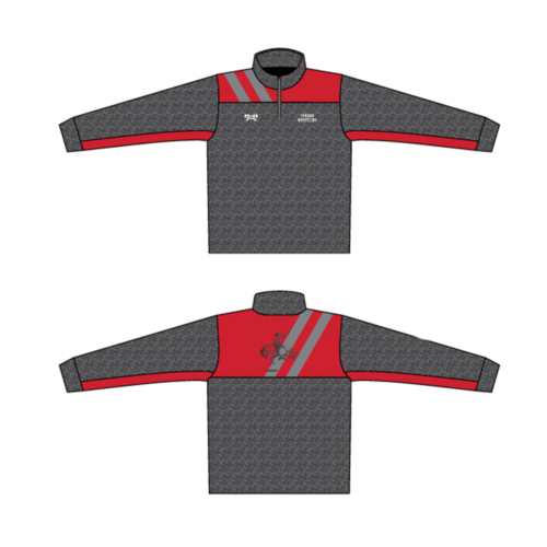 Conrad Wrestling Club Custom Heathered Quarter Zip  (Heathered fabric may vary in color & texture)