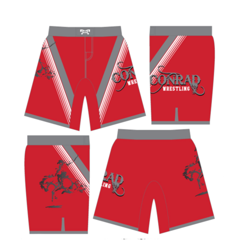 Conrad Wrestling Club Custom Fight Shorts