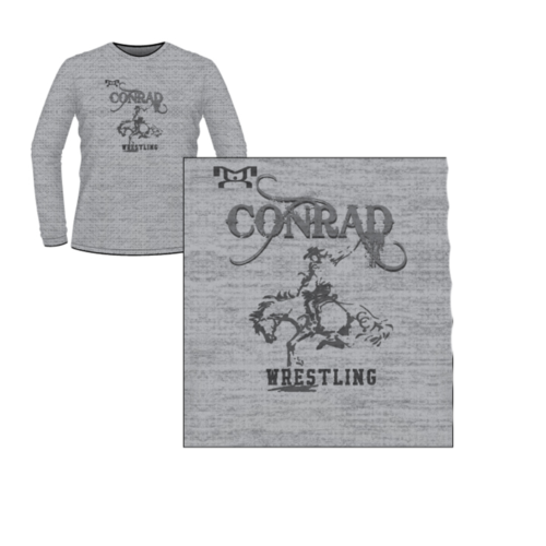 Conrad Wrestling Club Custom Sublimated Decal Long Sleeve