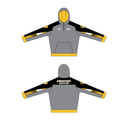Crescent High School  Custom Quarter Zip Hoodie