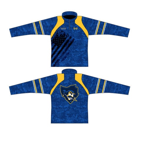Crystal River Custom Blue Quarter Zip