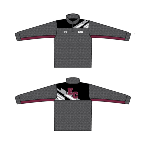 East Central HS Custom Heathered Quarter Zip
