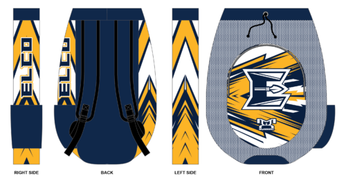 ELCO High School Sublimated Custom Gear Bag  2023