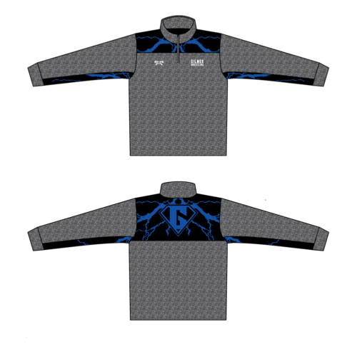 Gilmer Little Pioneers Custom Heathered Quarter Zip   (Heather fabric may vary in color & texture)