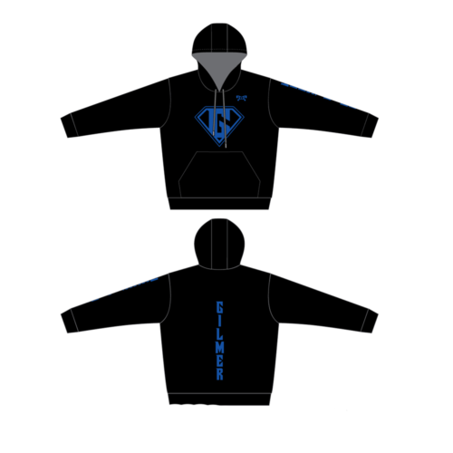 Gilmer Little Pioneers Sublimated Hoodie