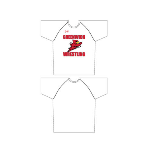 Greenwich Wrestling Sublimated White  Dri-Fit T-Shirt