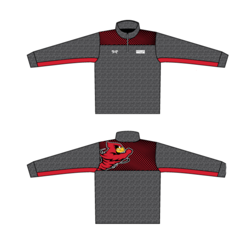 Greenwich Wrestling Custom Heathered Quarter Zip   (Heather fabric may vary in color & texture)