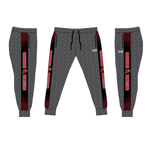 Greenwich Wrestling Custom Joggers  (Heather fabric may vary in color & texture)