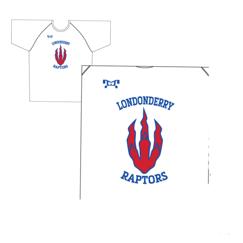 Raptors Sublimated White Dri-Fit T-Shirt