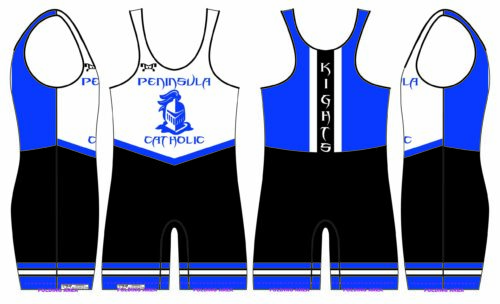 Peninsula Catholic  FOR WRESTLERS ONLY Custom Men's Singlet