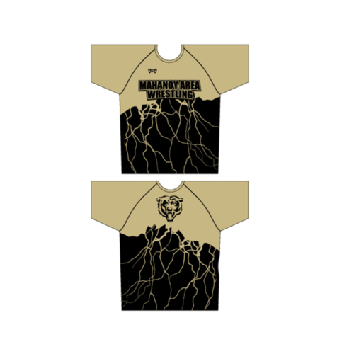 Mahanoy Area Wrestling Sublimated Custom Short Sleeve Dri-Fit T-Shirt