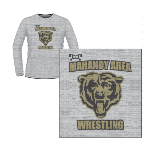 Mahanoy Area Wrestling Custom Sublimated Decal Long Sleeve