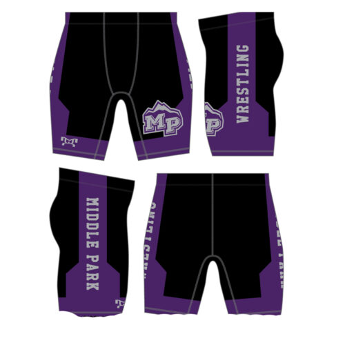 Middle Park Wrestling Custom Wrestling Compression Shorts