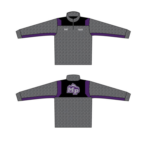 Middle Park Wrestling Custom Heathered Quarter Zip   (Heather fabric may vary in color & texture)