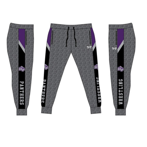 Middle Park Wrestling Custom Joggers  (Heather fabric may vary in color & texture)