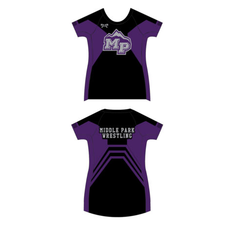 Middle Park Wrestling Womens Custom Short Sleeve Compression Shirt