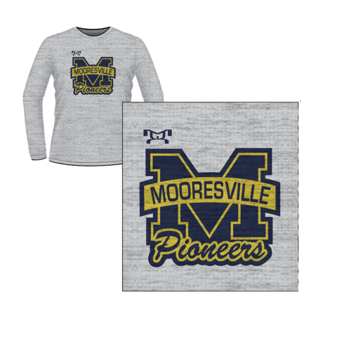Mooresville High School  Custom Sublimated Decal Long Sleeve