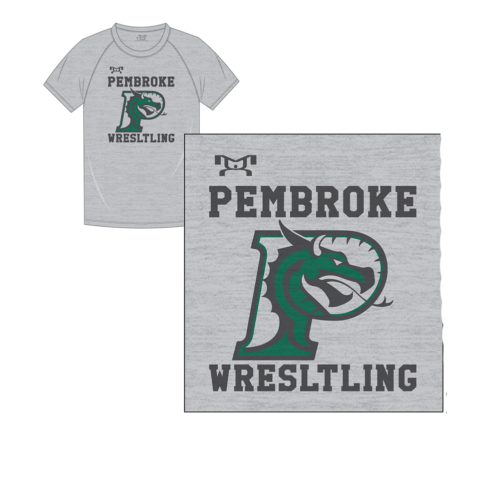 Pembroke wrestling Sublimated Decal T-Shirt