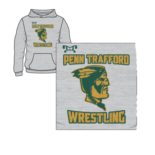 Penn Trafford Jr Wrestling Custom Sublimated Decal Hoodie