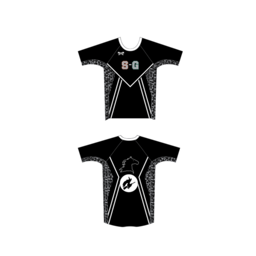 Schuylerville-Greenwich Black Compression Shirt