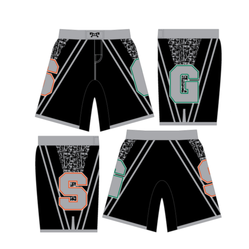 Schuylerville-Greenwich Custom Black Fight Short