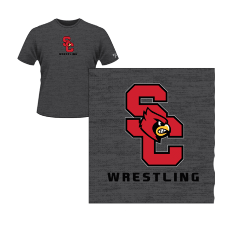 Scott County Custom Grey Heatpress T-Shirt