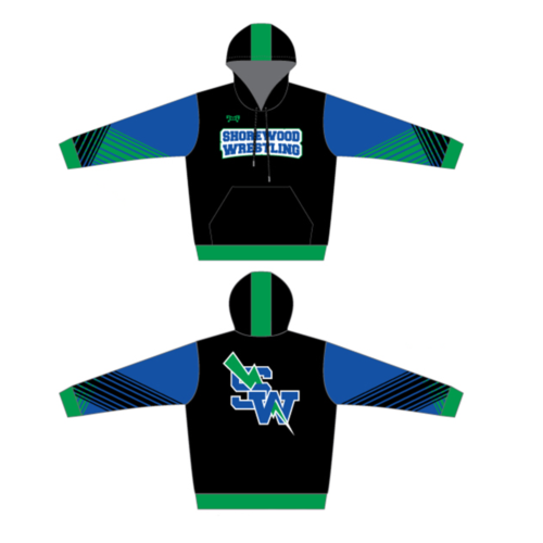 Shorewood Wrestling  Sublimated Hoodie
