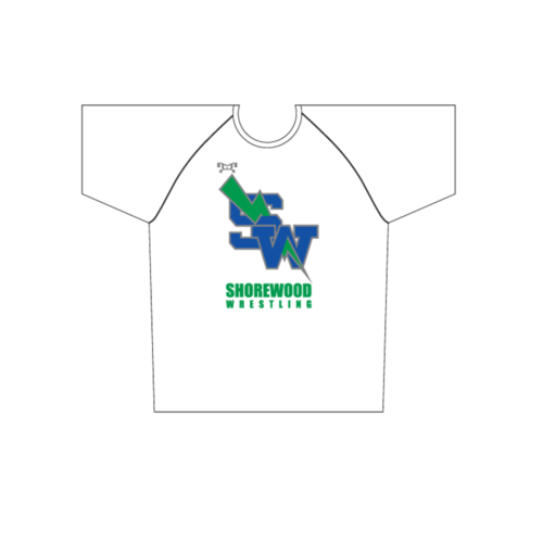 Shorewood Wrestling  Sublimated White Dri-Fit T-Shirt