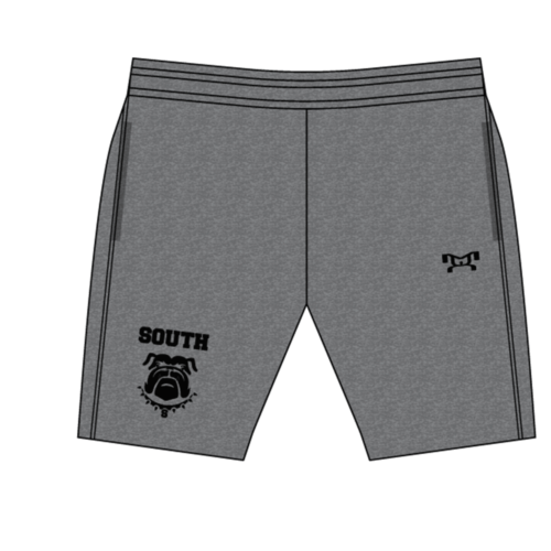 South Wrestling  Custom Black Box Stripe Shorts