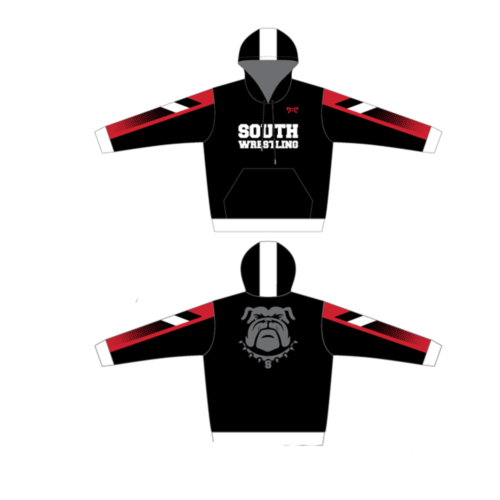 South Wrestling Sublimated Custom Hoodie
