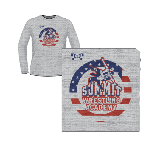 Summit Wrestling Academy Custom Sublimated Decal Long Sleeve
