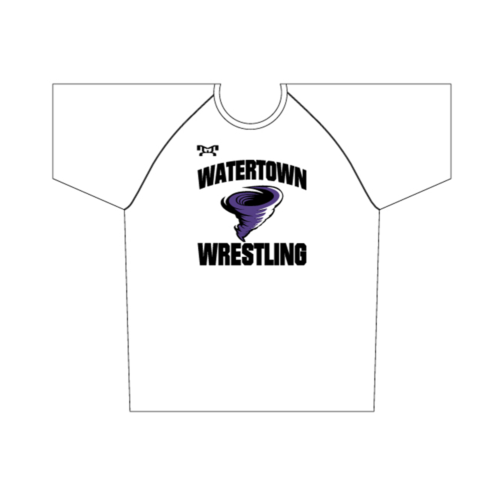Watertown Wrestling Club  Sublimated White Dri-Fit T-Shirt