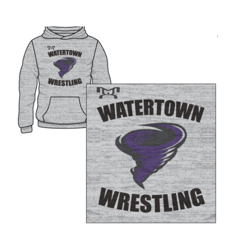 Watertown Wrestling Club  Custom Sublimated Decal Hoodie