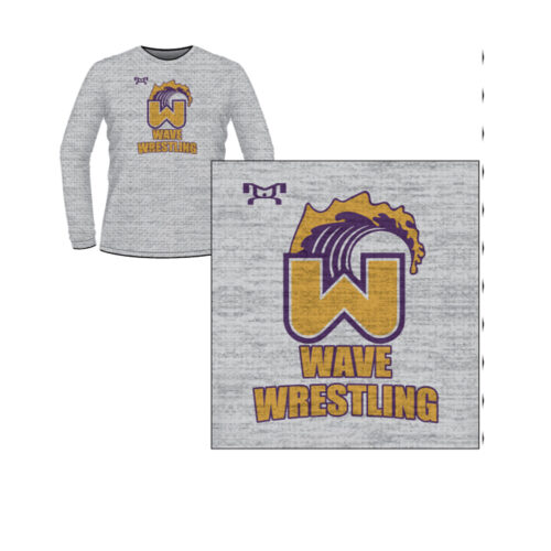 Wave Wrestling Custom Sublimated Decal Long Sleeve
