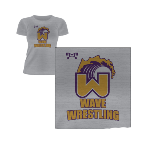 Wave Wrestling Custom Sublimated Decal Decal Women T-Shirt