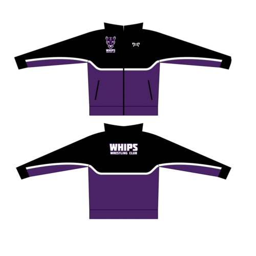 Whips Wrestling Club Custom Full Zip